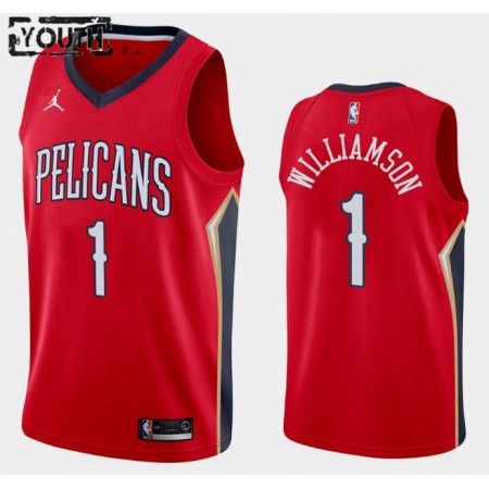 Maillot Basket New Orleans Pelicans Zion Williamson 1 2020-21 Jordan Brand Statement Edition Swingman - Enfant